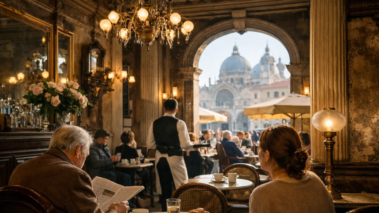 Cafés historiques en Europe : adresses et villes où chercher une vraie atmosphère : photo de couverture pour illustrer cet article