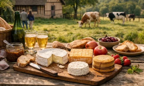 Fromages de Normandie : quoi goûter selon son itinéraire : photo de couverture pour illustrer cet article