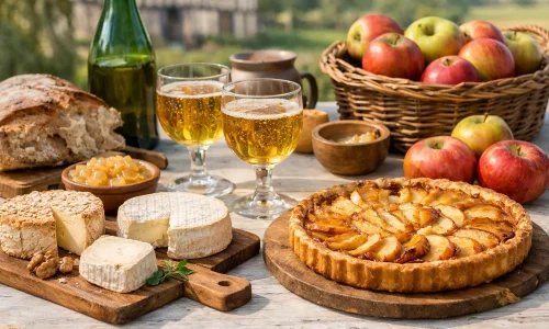 Que goûter en Normandie : spécialités salées, sucrées et produits à rapporter : photo de couverture pour illustrer cet article