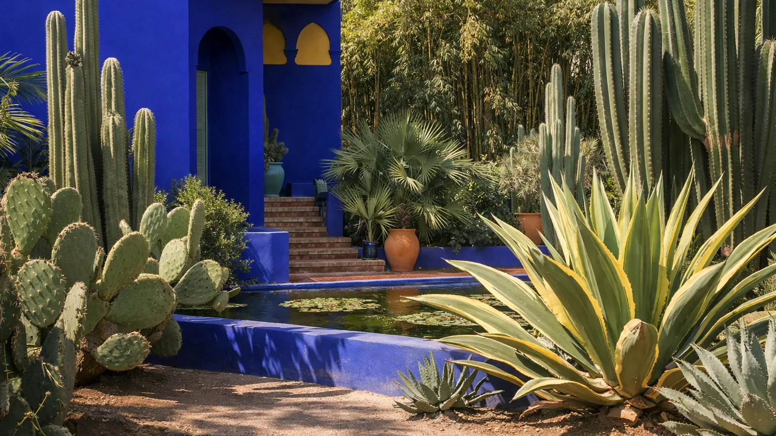 Jardin Majorelle : préparer sa visite et l'intégrer à Marrakech : photo de couverture pour illustrer cet article
