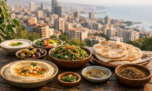 Liban gourmand : repères pour découvrir Beyrouth et les spécialités : photo de couverture pour illustrer cet article