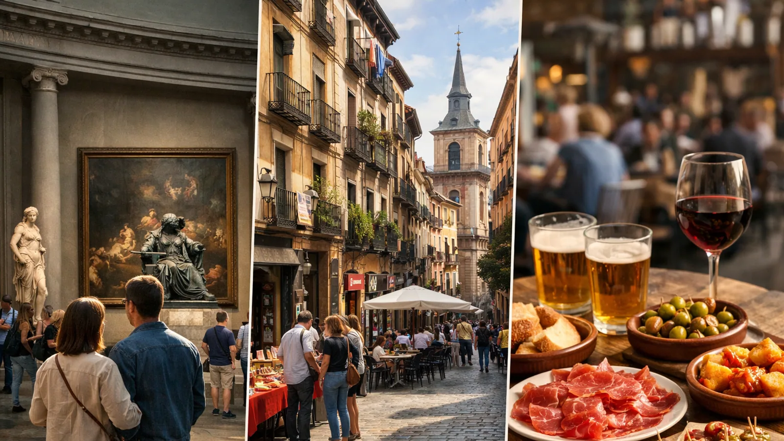 Madrid en 3 jours : musées, quartiers et pauses tapas : photo de couverture pour illustrer cet article