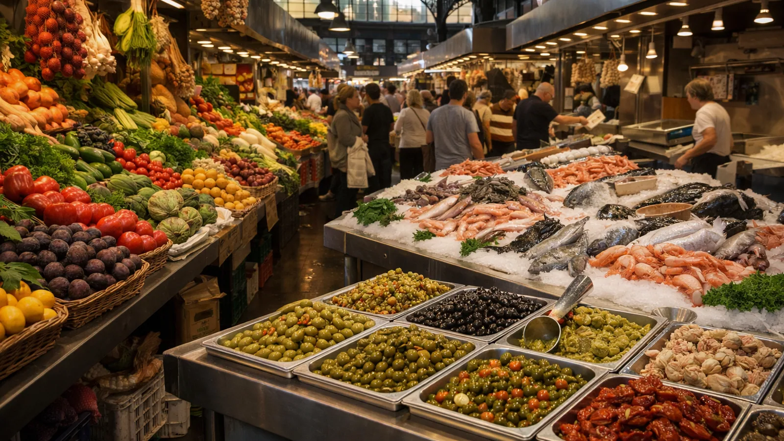 Marchés de Barcelone : au-delà de la Boqueria : photo de couverture pour illustrer cet article