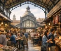 Marchés gourmands en Europe : villes où construire un voyage autour des halles : photo de couverture pour illustrer cet article