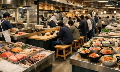Marchés et halles à Tokyo : où goûter sans transformer la visite en checklist : photo de couverture pour illustrer cet article