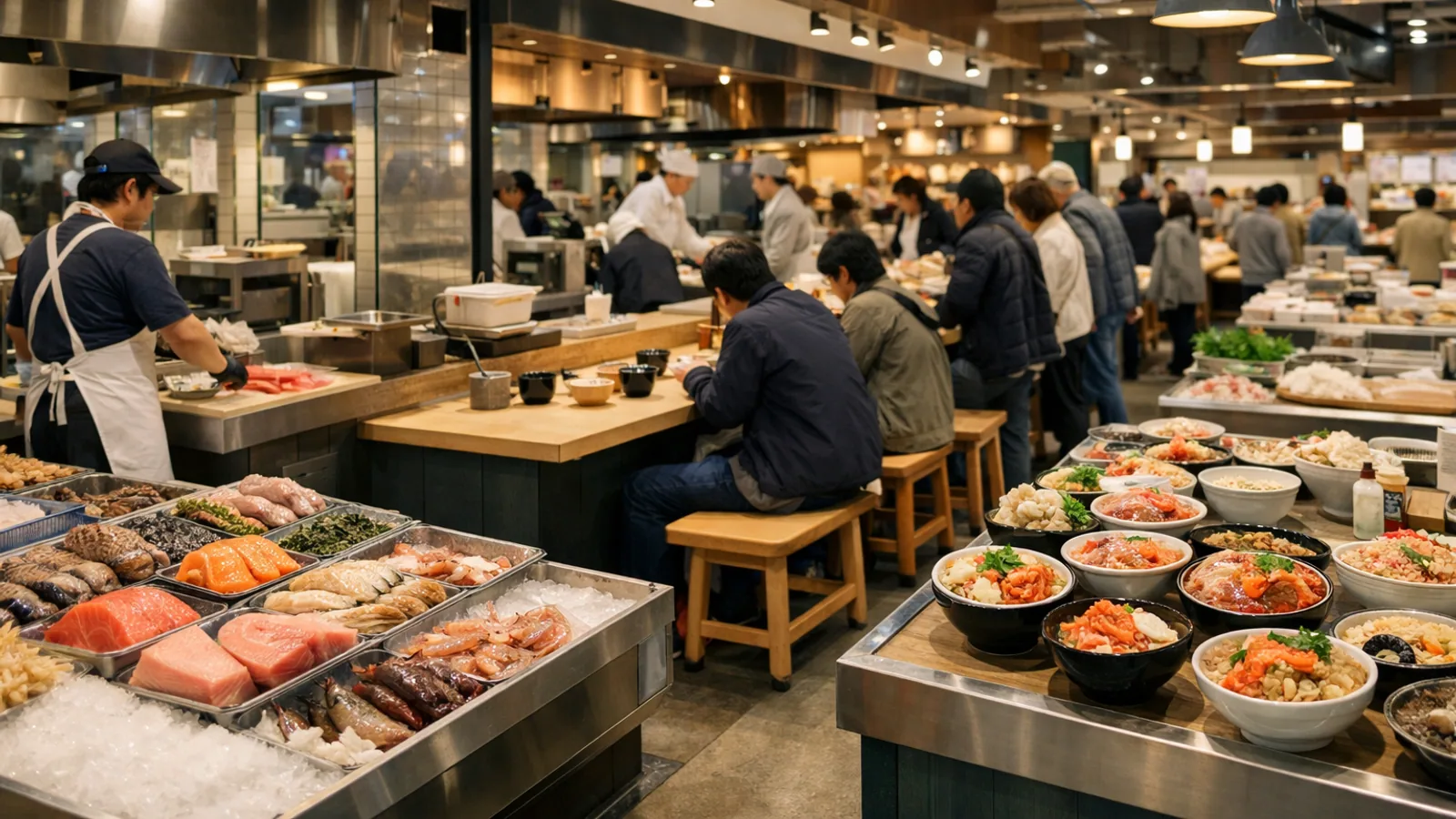 Marchés et halles à Tokyo : où goûter sans transformer la visite en checklist : photo de couverture pour illustrer cet article