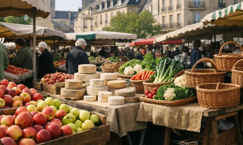 Marchés à Caen : où faire ses courses et quoi chercher selon le jour : photo de couverture pour illustrer cet article