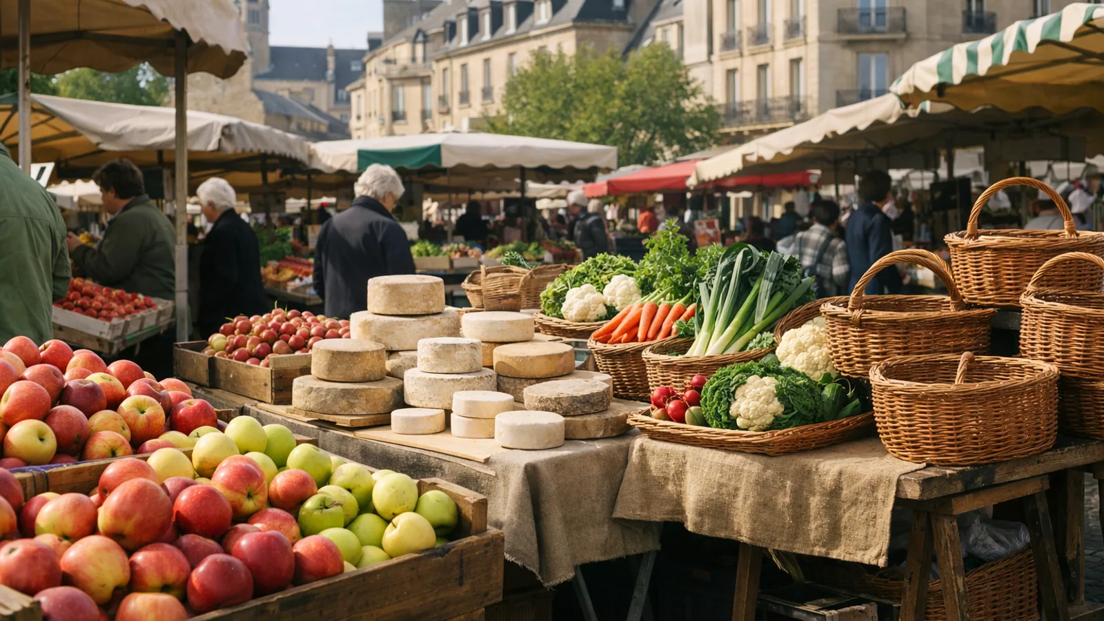 Marchés à Caen : où faire ses courses et quoi chercher selon le jour : photo de couverture pour illustrer cet article