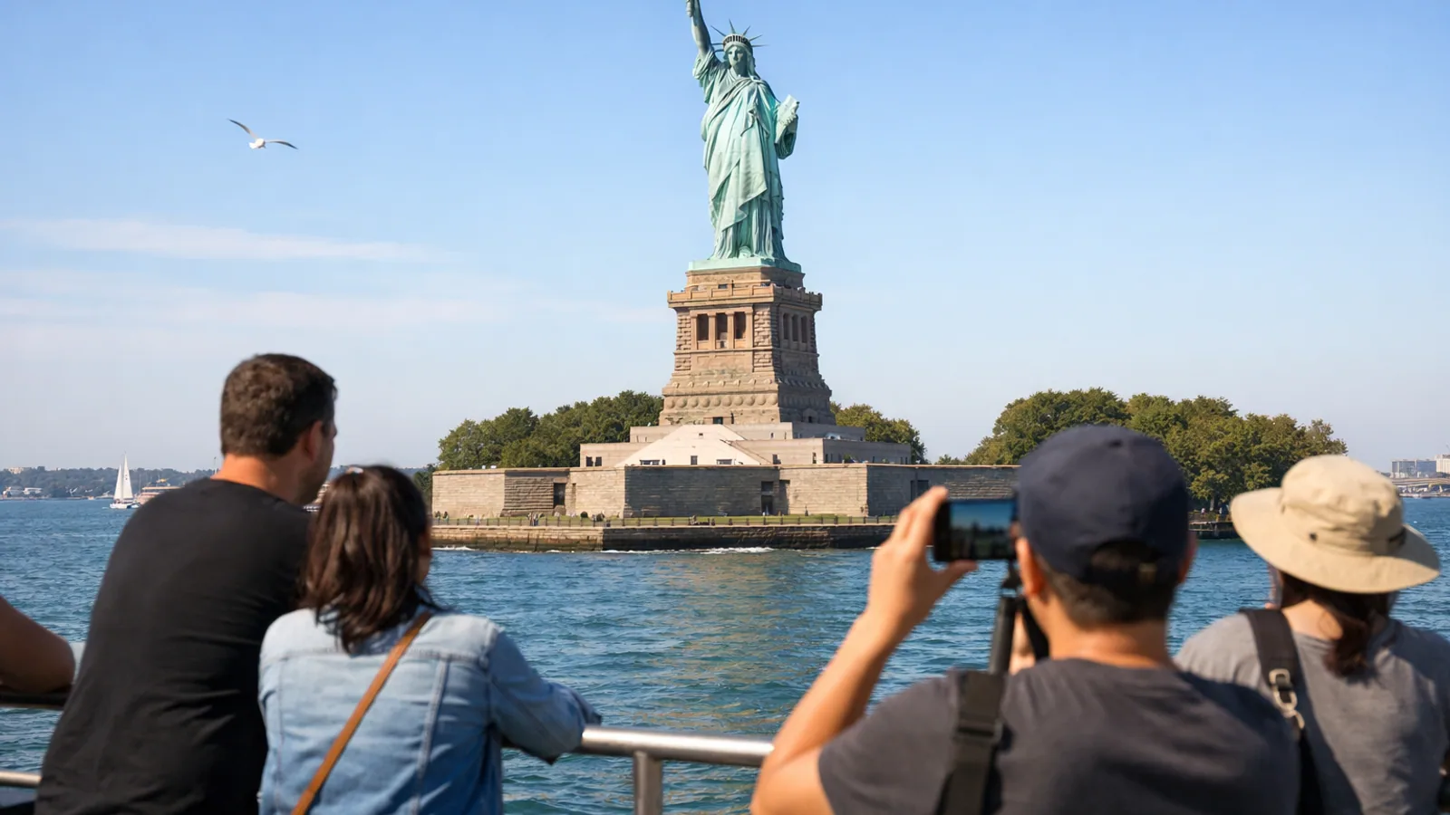 Statue de la Liberté à New York : organiser la visite sans perdre sa journée : photo de couverture pour illustrer cet article