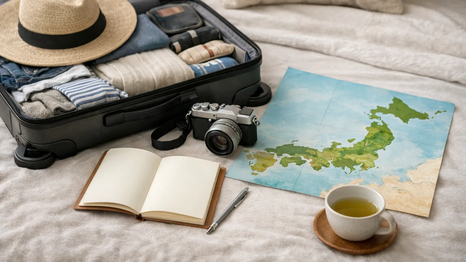 Préparer un voyage au Japon : itinéraire, budget et rythme réaliste : photo de couverture pour illustrer cet article