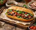 Banh mi vietnamien : recette complète pour un sandwich parfumé maison : photo de couverture pour illustrer cet article