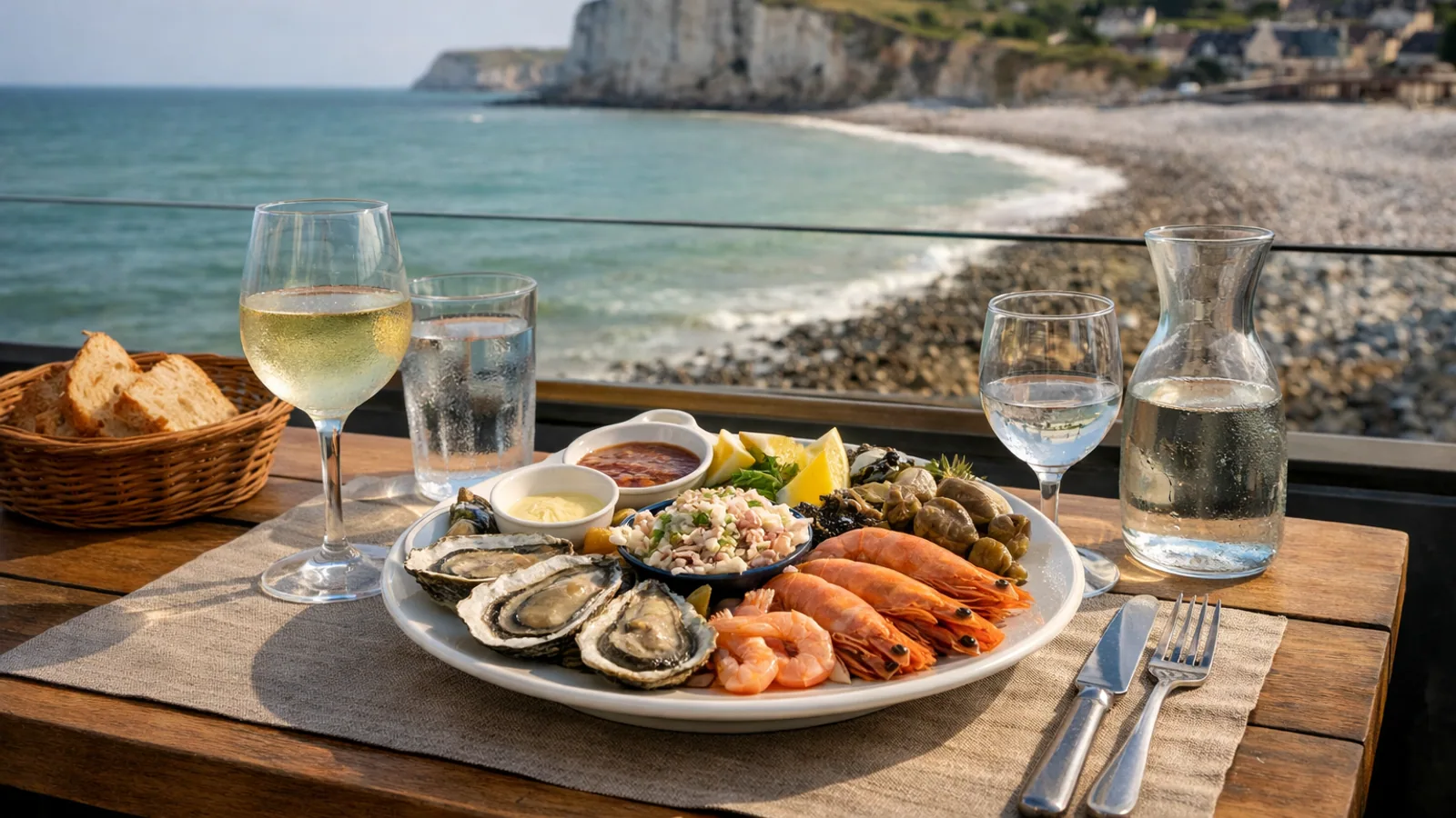 Tables avec vue mer en Normandie : critères pour choisir sans se tromper : photo de couverture pour illustrer cet article