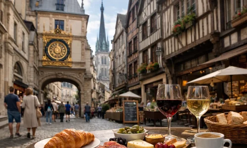 Rouen le temps d'un week-end : patrimoine, ruelles et pauses gourmandes : photo de couverture pour illustrer cet article