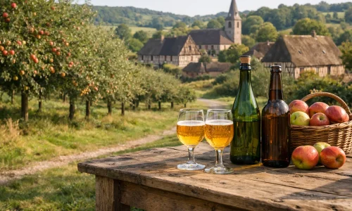 Route du cidre en Normandie : villages, haltes et repères pratiques : photo de couverture pour illustrer cet article