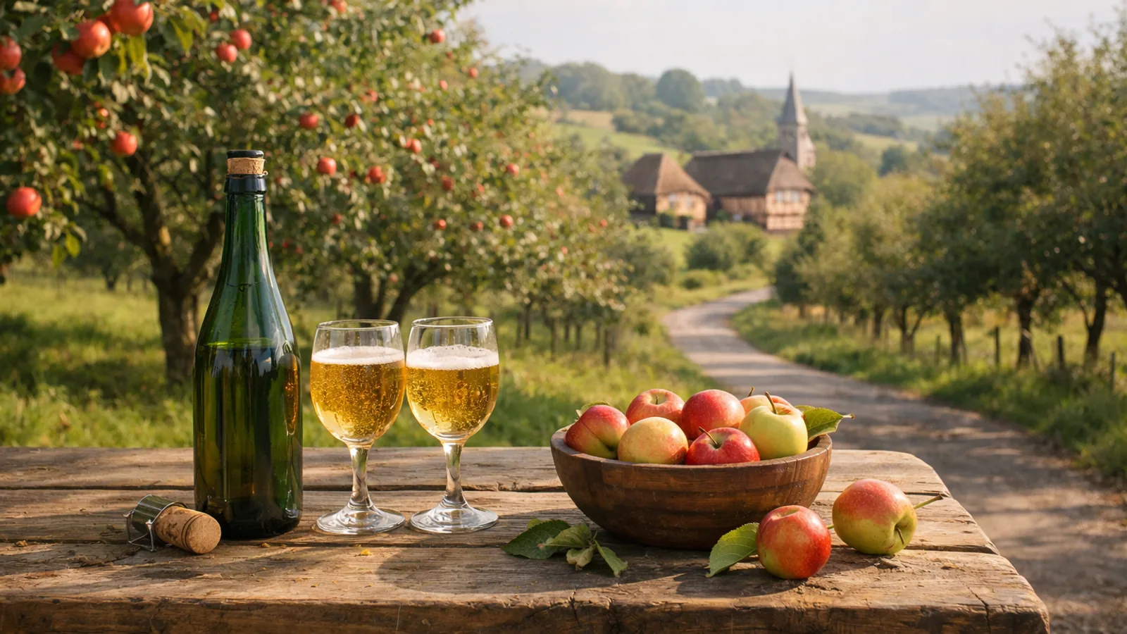 Route du cidre dans le Pays d'Auge : étapes et producteurs à repérer : photo de couverture pour illustrer cet article