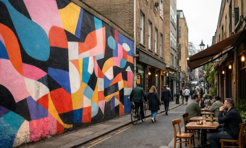 Shoreditch à Londres : street art, marchés et cafés : photo de couverture pour illustrer cet article