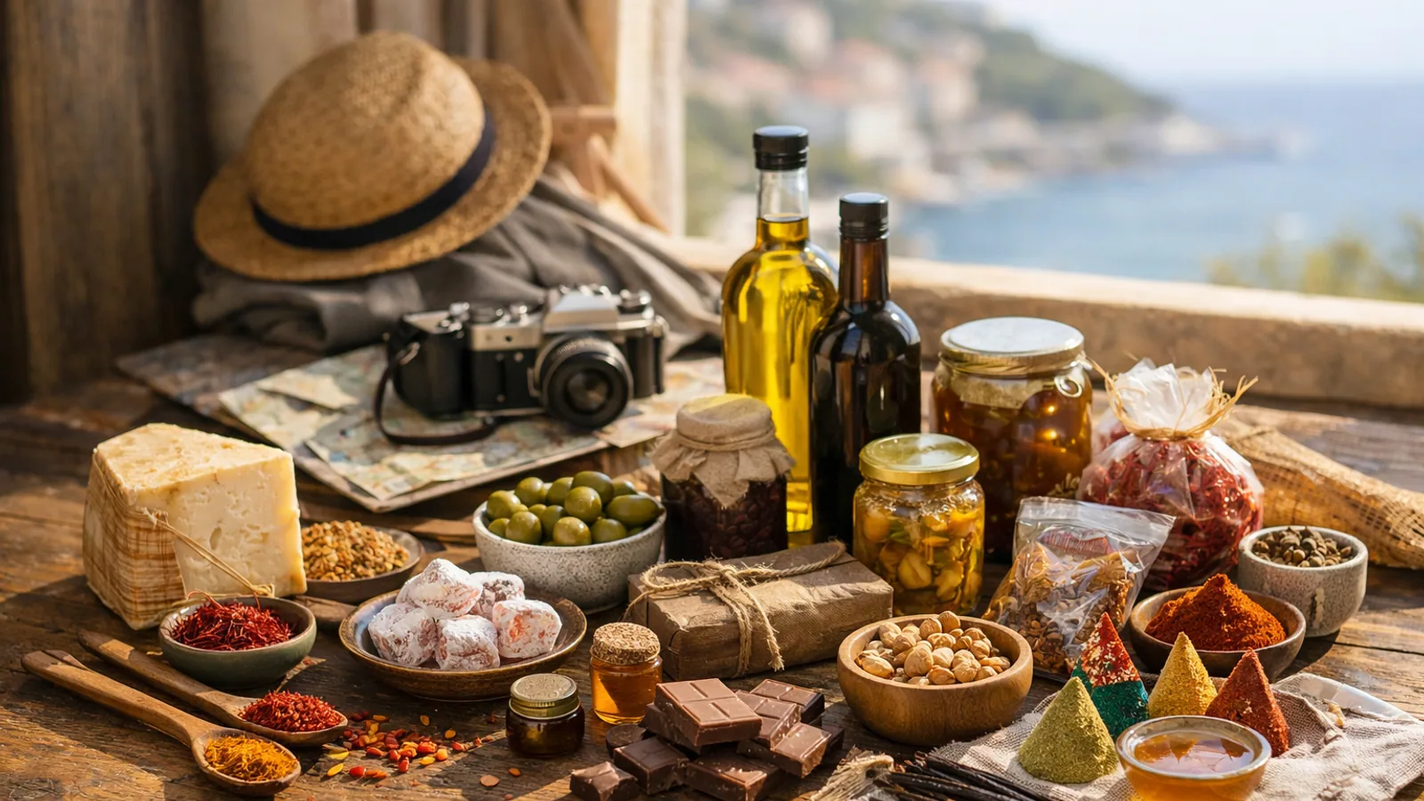 Souvenirs gourmands de voyage : quoi rapporter sans tomber dans le gadget : photo de couverture pour illustrer cet article
