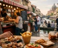 Street food en Europe : destinations faciles pour manger local sans se ruiner : photo de couverture pour illustrer cet article