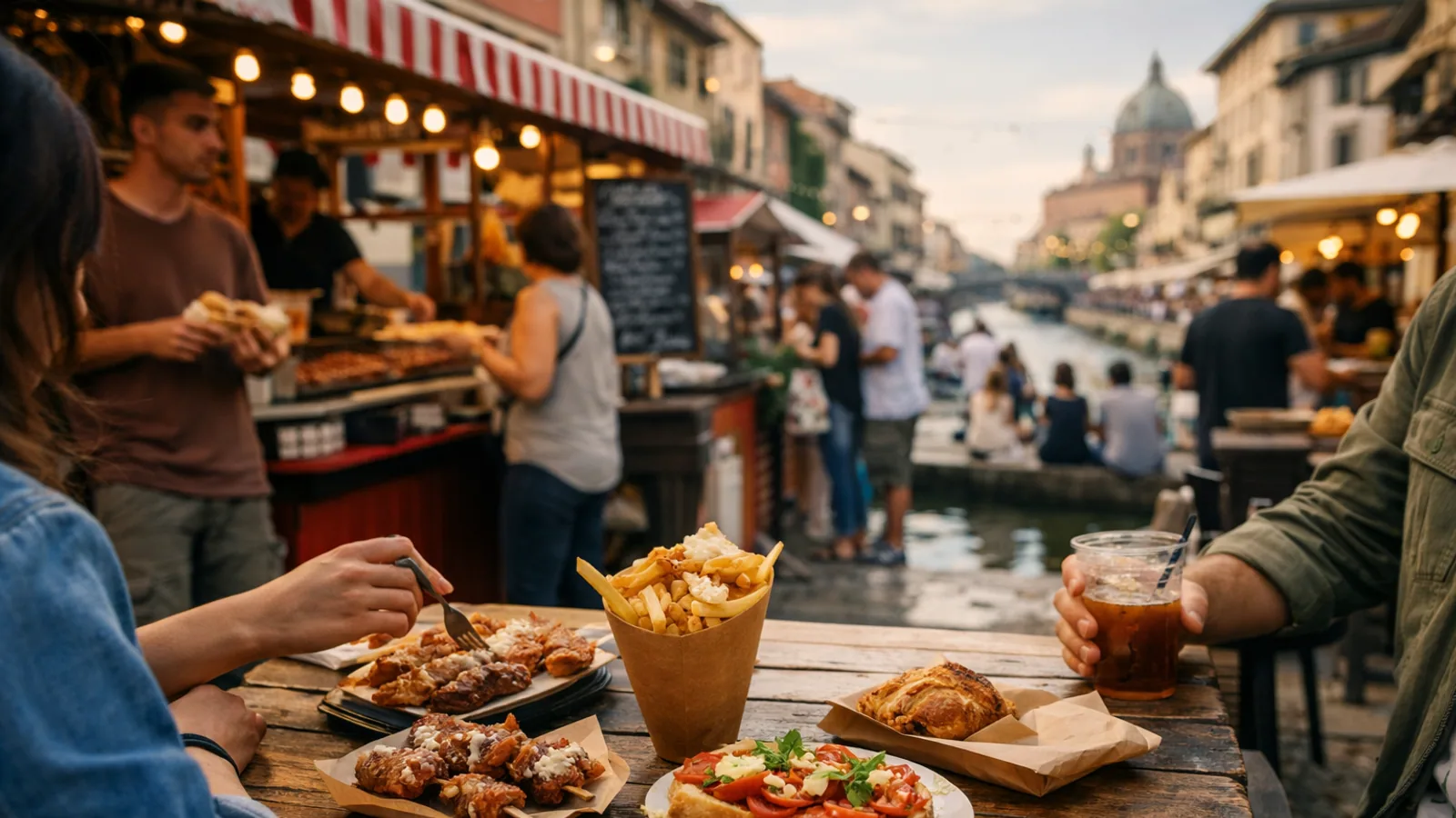 Street food en Europe : destinations faciles pour manger local sans se ruiner : photo de couverture pour illustrer cet article