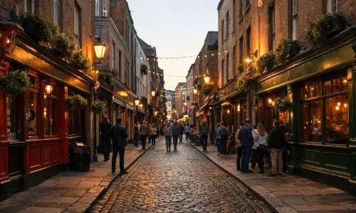 Temple Bar à Dublin : y aller ou l'éviter selon son voyage : photo de couverture pour illustrer cet article