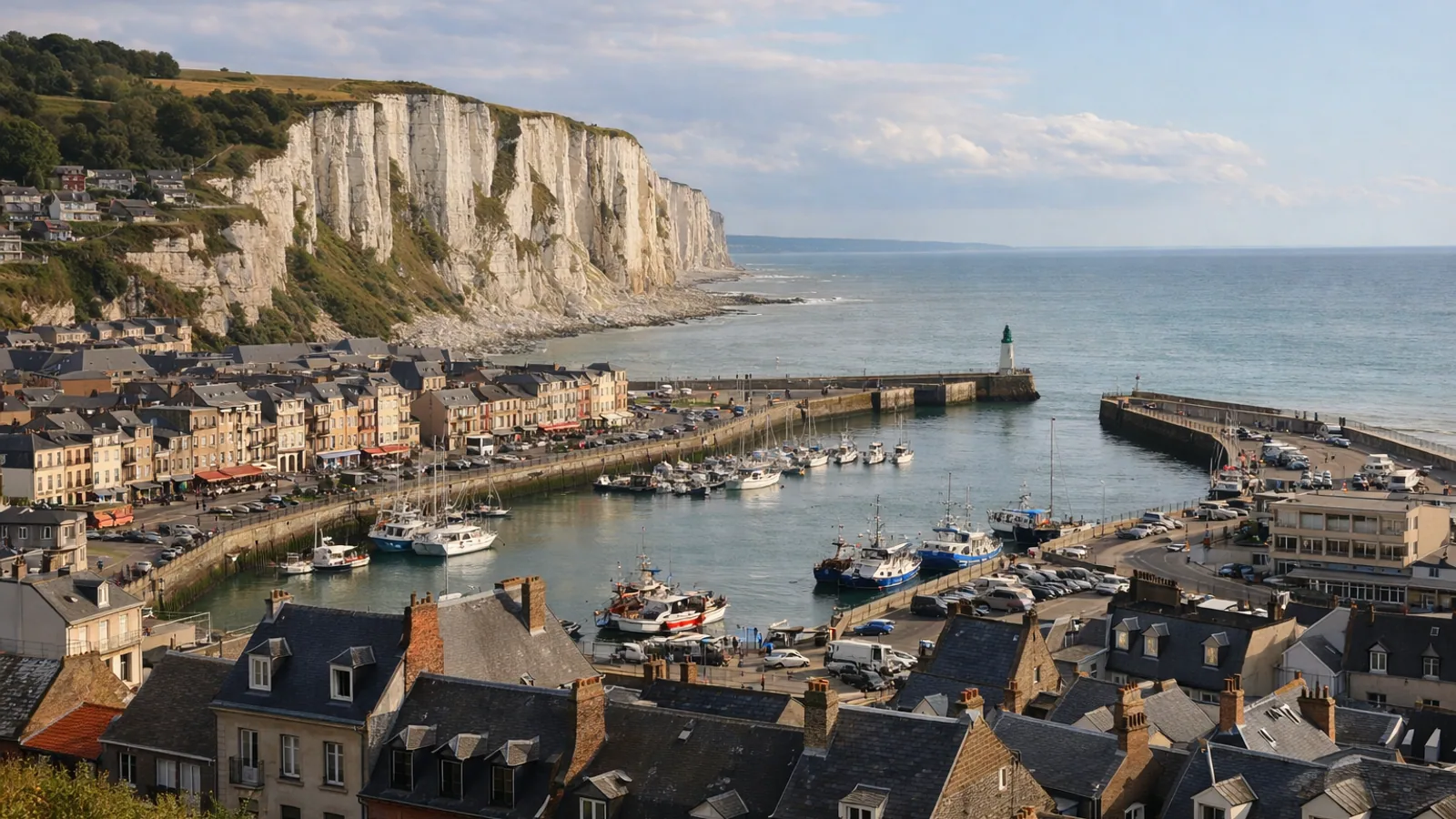 Le Tréport le temps d'un week-end : falaises, port et bonnes pauses : photo de couverture pour illustrer cet article