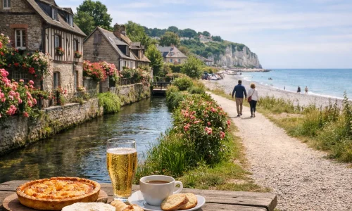 Veules-les-Roses : balade, mer et détails à ne pas manquer : photo de couverture pour illustrer cet article