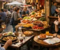 Voyage gourmand avec budget maîtrisé : arbitrer restaurants, marchés et cafés : photo de couverture pour illustrer cet article